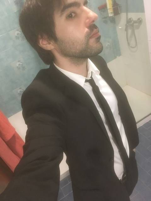 Caucasian European Mediterranean man