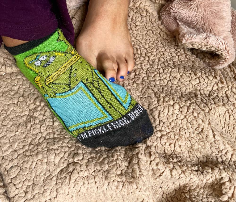 Gabbie’s melanin toes